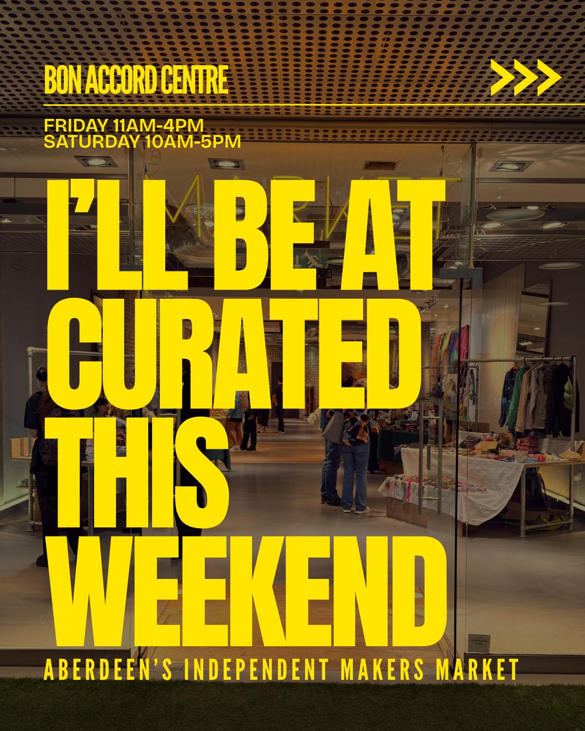 See you on Saturday in Bon Accord Centre