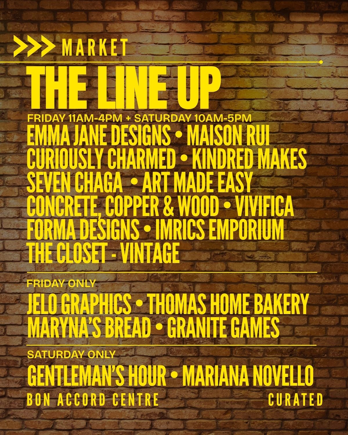 Curated Market in Bon Accord