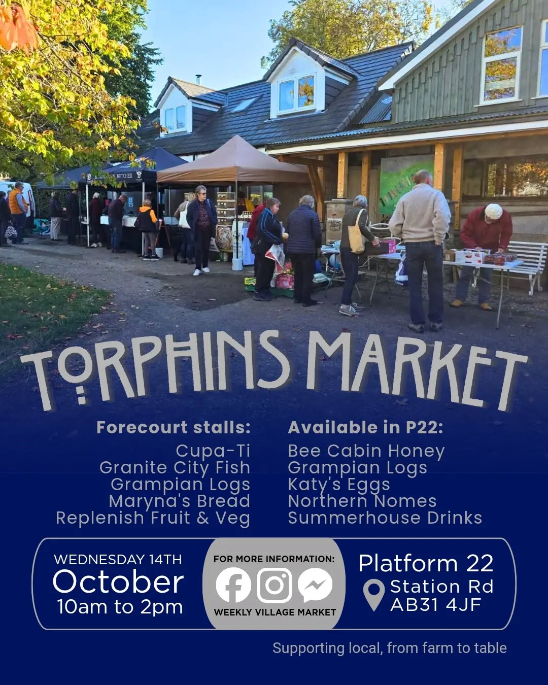 Torphins Market on 14th October 2026