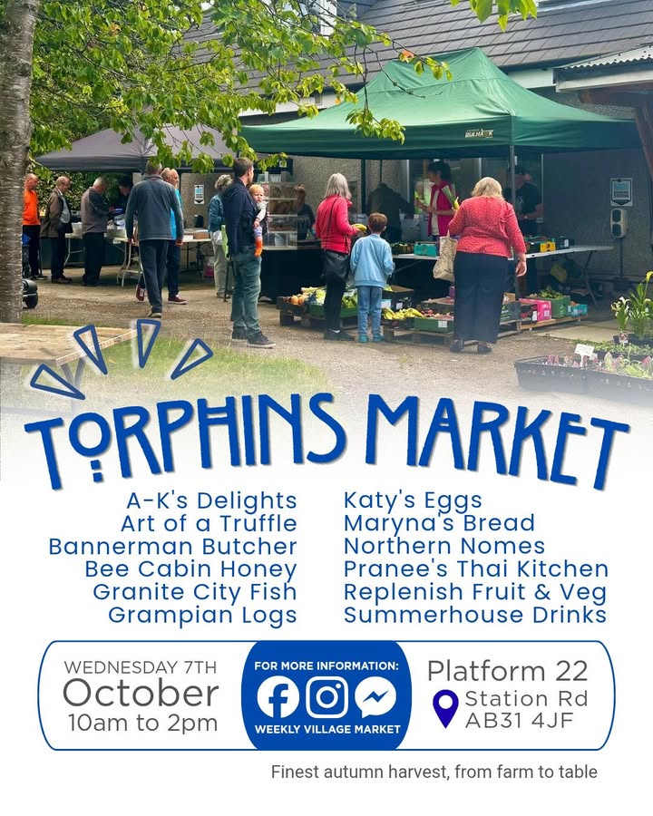 Torphins Market – 7th October
